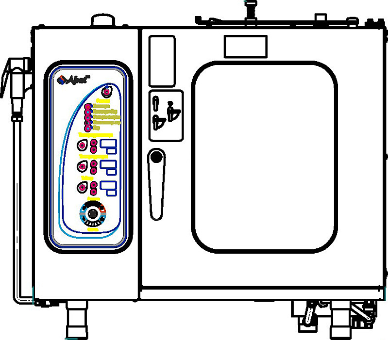 Схема пароконвектомата абат